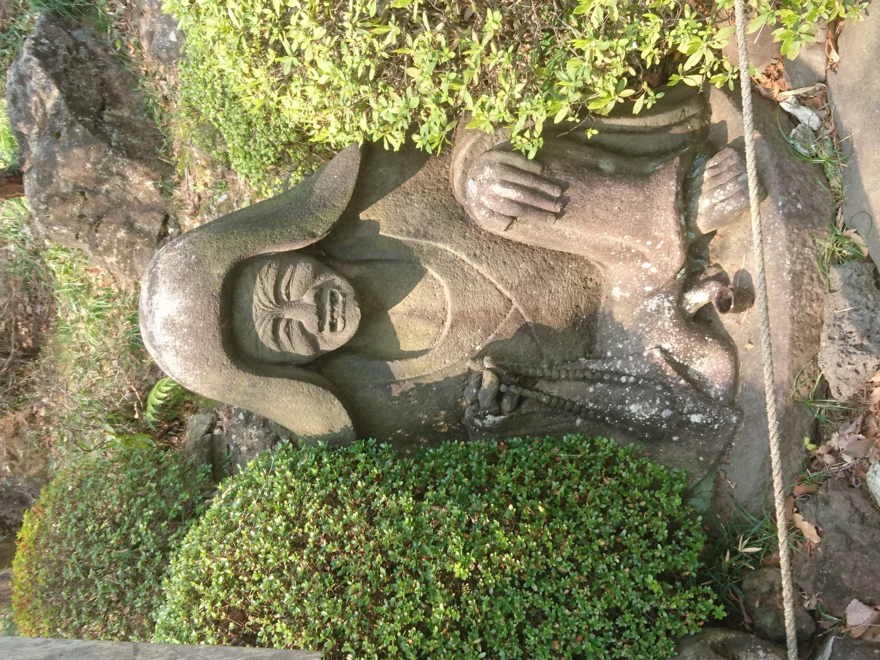 Stone statue of Datsueba, the old woman of the Buddhist underworld, at Jorenji